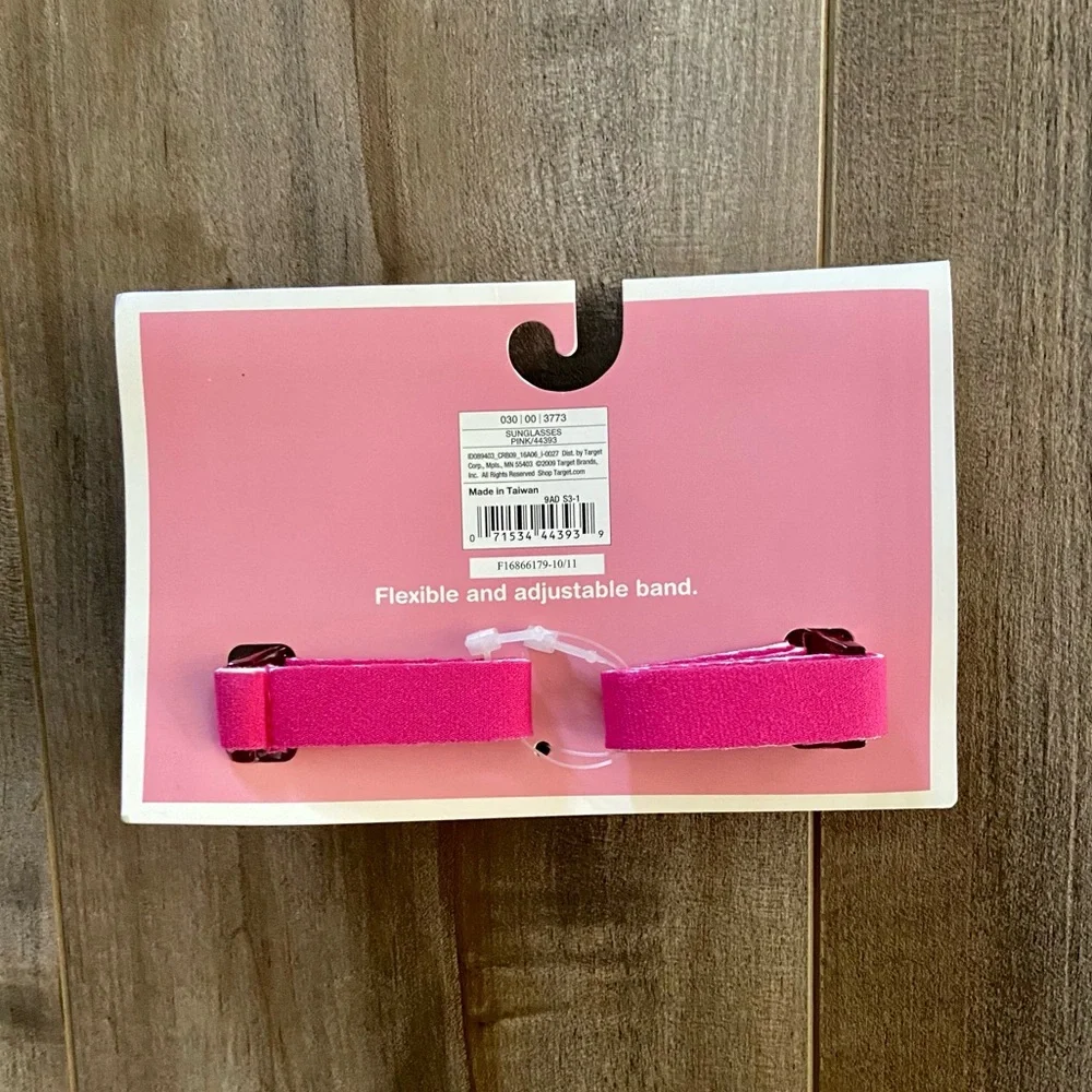 Circo Baby Toddler Sunglasses in Pink w/Flexible Adjustable Band UV Protecting
